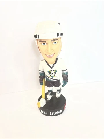 Vintage Mighty Ducks Teemu Selanne Bobblehead super rare bd&a Cover