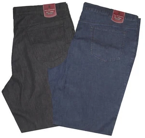 Vaqueros Hombre Talla Grande De 57 Un 75 Azul Negro Elasicizzato Ligero Infinity - Imagen 1 de 3