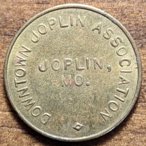Token medidor de estacionamiento Joplin, Missouri MO Downtown Association Joplin - Imagen 1 de 4