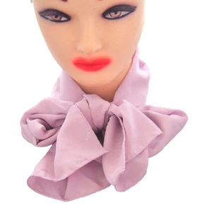 Vintage Scarf Women's Purple Skinny Neck or headscarf retro mod - Picture 1 of 4