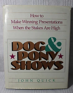 Hund & Pony Shows mit erfolgreichen Präsentationen Arbeitsbuch John Quick 1992 - Bild 1 von 5