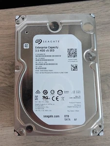 Seagate Exos ST8000NM0105 8TB 256MB 7200RPM SATA 24/7 CCTV NVR DVR PC - Used - Picture 1 of 5