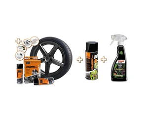 Foliatec Sprühfolie Anthrazit matt 2x400ml + Versiegler + Sonax Felgenreiniger - Bild 1 von 1