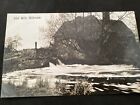 old Staffordshire picture Postcard  Ridware Old Mill, River & weir , R.P.
