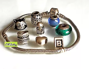 Pandora Armband mit 8 Charms - Bild 1 von 18