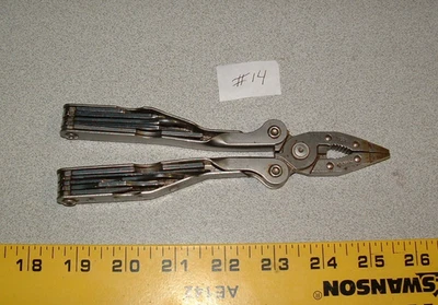 Faca de caça Schrade Tough USA ST1 multi ferramenta alicate acampamento feita '97-'04 #14 - Imagem 1 de 4