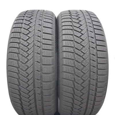215 55 18 2X CONTINENTAL 215/55 R18 99V XL TS850P Pneus D'Hiver 6,8Mm 2021 - Photo 1/4