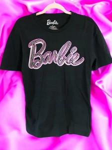 New with Tags Barbie Bling Rhinestone T-Shirt Women’s Size Small - Picture 1 of 5