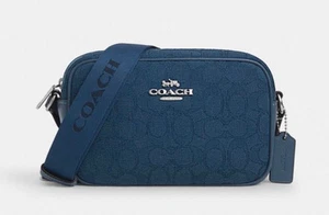 Coach (CH351) Jamie Mini Camera Crossbody Bag In Signature Canvas Strawberry NWT - Picture 1 of 4