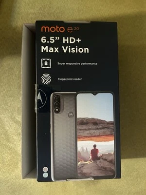 Motorola Moto E20 - Smartphone 32GB, 2GB RAM, Dual Sim, Graphite Grey (o3N) - Immagine 1 di 4
