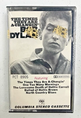 The Times They Are A Changing Bob Dylan Columbia Cassette Tape PCT 8905 -SEALED - Image 1 of 2