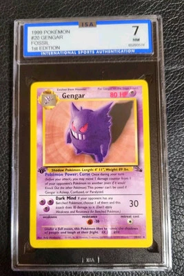 #20/62  Gengar Fossil-1st Edition 1999 Pokémon - Image 1 of 3