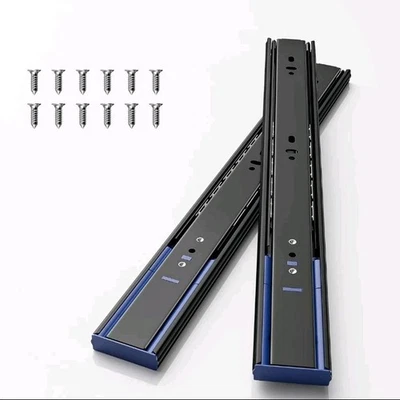 Drawer Slides 20 Inch Undermount Heavy Duty  100 lb Capacity,  Soft Close 1 Pair - Image 1 of 4