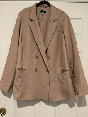 Mujer Maeve Anthropologie Talla 18W Marrón Blazer/Chaqueta #2031 Foto 1 de 2