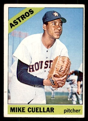 1966 TOPPS #566 MIKE CUELLAR ASTROS VG-EX SET BREAK 544499 (KYCARDS) - Image 1 of 2