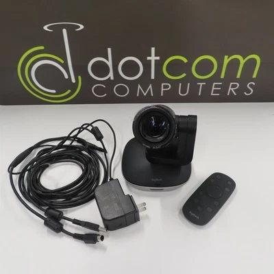 Logitech 860-000529 Video Conference Camera PTZ PRO 2 w/ Power Supply & Remote - Image 1 of 3