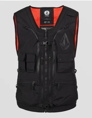 Volcom Iguchi Slack Vest 2024 Snowboard Snow Black Men’s Size Medium - Image 1 of 4