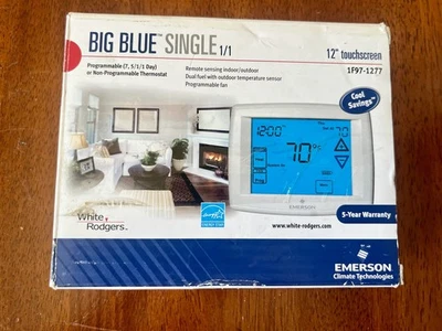 Emerson Thermostat Touchscreen Programmable 1F97-1277 (PARTS/REPAIR) - Image 1 of 4