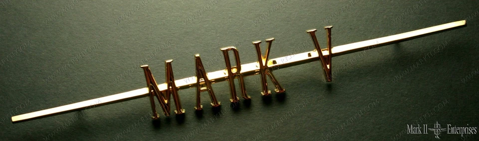 Lincoln Continental Mark V 1960 cuarto de oro placa de identificación escritura nuevo Colb-6525622-A Foto 1 de 1