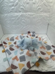 Parents Choice Elephant Geometric Lovey Baby Security Blanket Unisex 12"x12" - Picture 1 of 4
