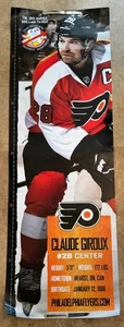 2000's CLAUDE GIROUX Philadelphia Flyers 6 Foot GROWTH CHART POSTER - Picture 1 of 4