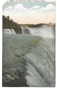 Brink of American Falls, Niagara Falls 1900's unposted card - Picture 1 of 2