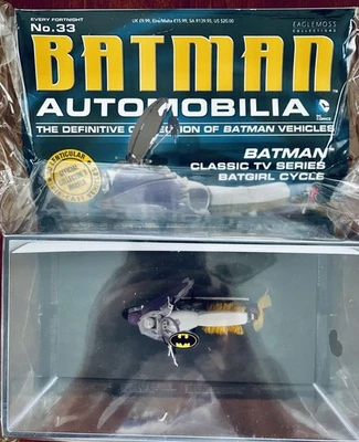Eaglemoss Batman Automobilia Die-Cast 1:43, #33 New Sealed, TV Batgirl Cycle - Image 1 of 2