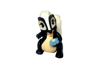 Disney Flower The Skunk from Bambi Plastic Figurine 2 1/2 inches Tall - Picture 1 of 5