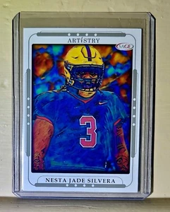 Nesta Jade Silvera 2023 SAGE NFL Artistry Football #96 Card - Picture 1 of 2