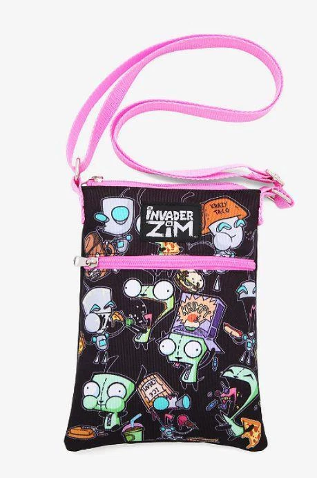 Invader Zim Gir Snacks Passport Crossbody Bag Foto 1 de 1