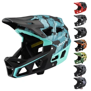 Lixada Full Face MTB Bike Helmet Adult Mountain Bike Helmet Cycling Helmet D3Y5 - Picture 1 of 28