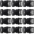 Bone Shaped Side Release Curved Buckle Clip Plastic Buckles  For Harness