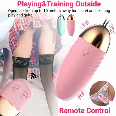 Inalámbrico-Remoto-Control-Bala-Huevo-Vibrador-Punto G-Consolador-Adulto-Sexo-Juguete-para Mujer Foto 1 de 4