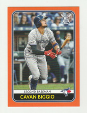 2020 TOPPS BIG LEAGUE ORANGE CAVAN BIGGIO #193 TORONTO BLUE JAYS