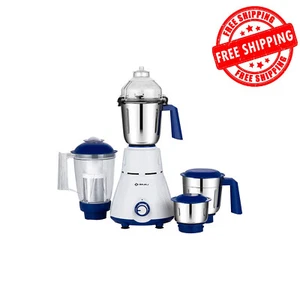 Philips Steel 3-Jar Mixer Grinder, 750-Watt, Stainless Steel, White, 410546, - Picture 1 of 8