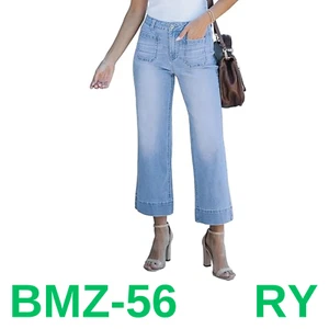 luvamia Wide Leg Jeans for Women Trendy High Waisted Flare Jeans Cropped, S-4,6 - Picture 1 of 5