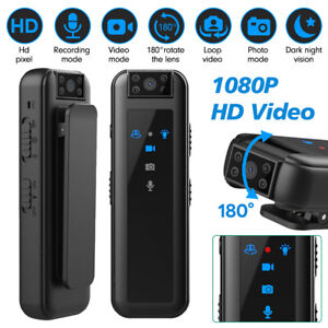 Mini HD Wearable Body Camera 1080P Portable Video Recorder Give Away 64G TF Card