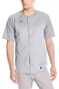 Champion Mens Athletic LIFE Prospect Baseball Jersey - Steel Gray, Large - NEW - Picture 1 of 2
