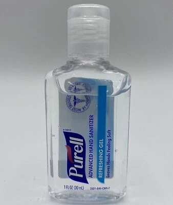 Nuevo gel refrescante desinfectante de manos Purell Advanced, 1 fl oz Foto 1 de 2