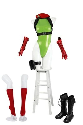 Street Fighter5 Cammy Full Set Cosplay Costume Women's Uniform Wig - Image 1 of 4