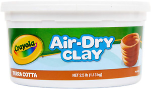 Crayola Air Dry Clay, Terra Cotta No Bake Modeling Clay for Kids, 2.5Lb