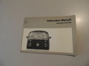 VW Transporter Manual de instrucciones Operación y datos Parte 1 Edición 08.1972 - Imagen 1 de 6