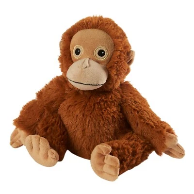 Warmies Junior Microwavable Plush Orangutan Hot Or Cold Lavender Scented