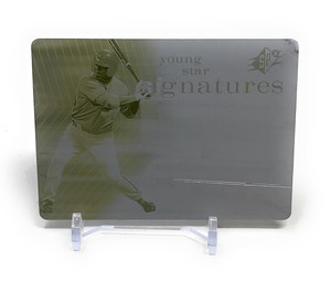 2007 Upper Deck SPx Baseball Shin-Soo Choo Yellow Plate 1/1 Cleveland Indians