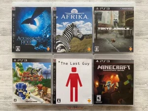 PS3 Afrika & Aquanaut's Holiday & Tokyo Jungle 3D Dot Game Last Guy & Minecraft - Picture 1 of 14