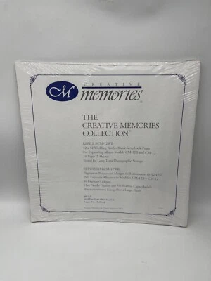 Creative Memories 12x12 Wedding Border Scrapbook Pages RCM-12WB 5 Sheets - Image 1 of 4