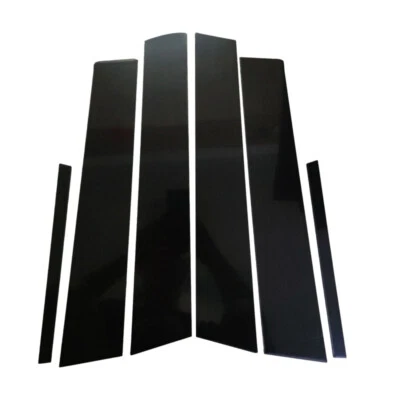 Apto para Mazda 3 sedán 2004-2009 ventana puerta pilar postes embellecedor cubierta pegatina 6 piezas Foto 1 de 4