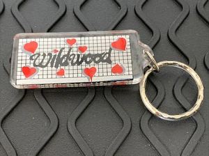 Llavero de recuerdo vintage me encanta wildwood nuevo jersey de plástico de 2,5 - Imagen 1 de 1