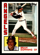1984 Topps Brian Downing  California Angels #NNO Near Mint NM