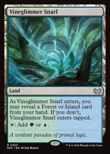 MTG - VINEGLIMMER SNARL - Duskmourn Commander (R) - Picture 1 of 1